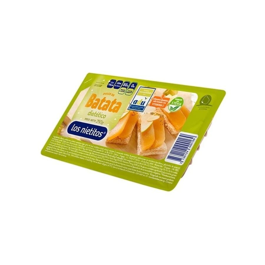 Dulce de batata cero azúcar LOS NIETITOS 250 g