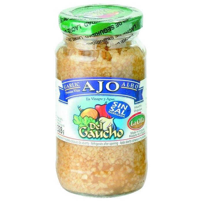 Ajo en vinagre sin sal DEL GAUCHO 328 g