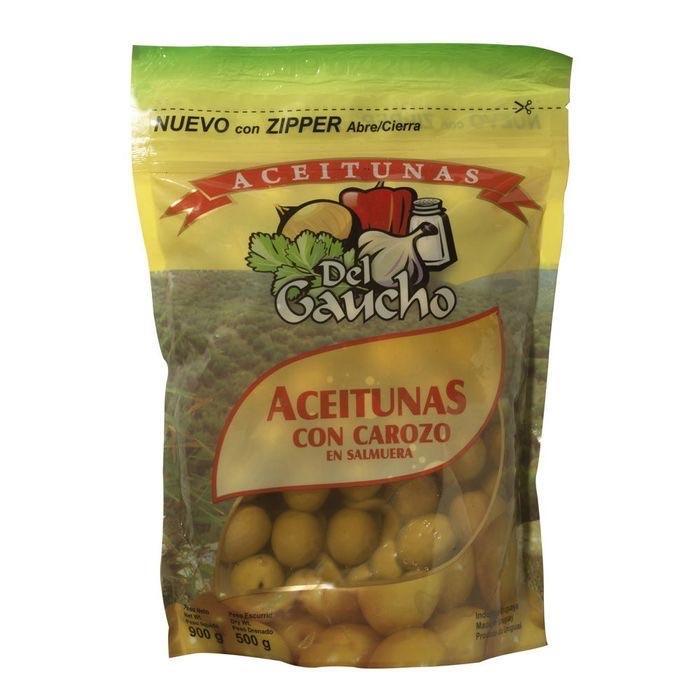 Aceitunas verdes con carozo DEL GAUCHO 500 g
