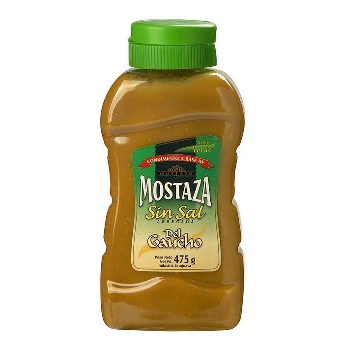 Mostaza sin sal DEL GAUCHO 475 g