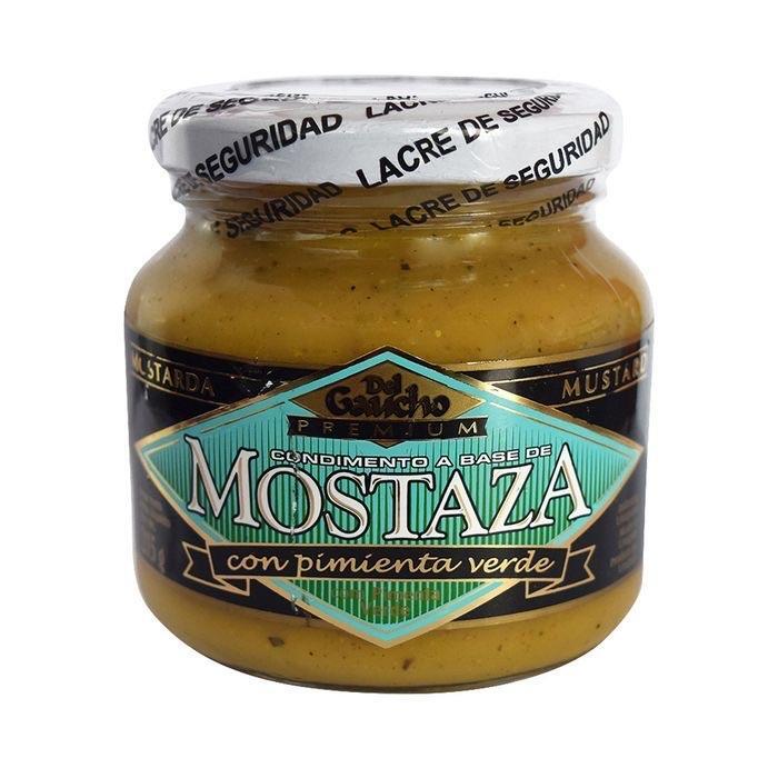 Mostaza premium pimienta verde DEL GAUCHO