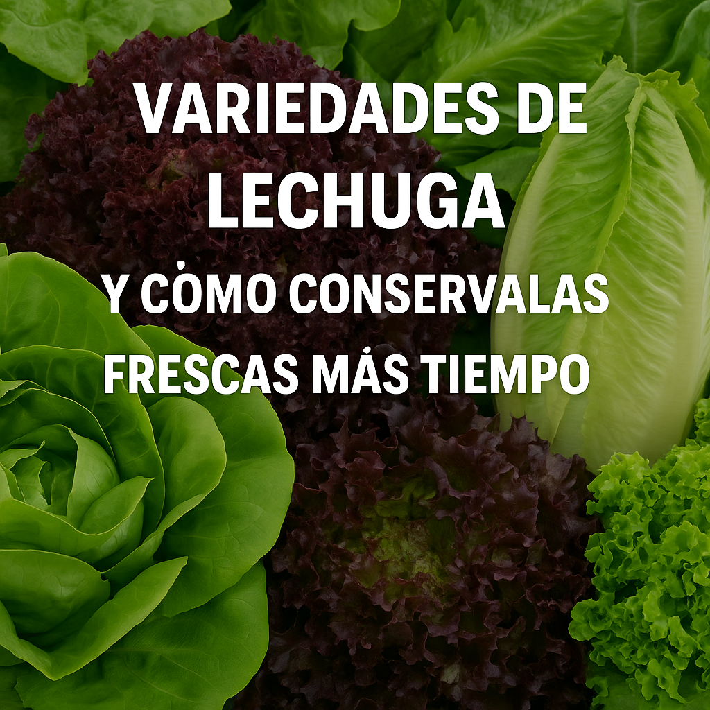 🥬 Variedades de lechuga y cómo conservarlas frescas más tiempo