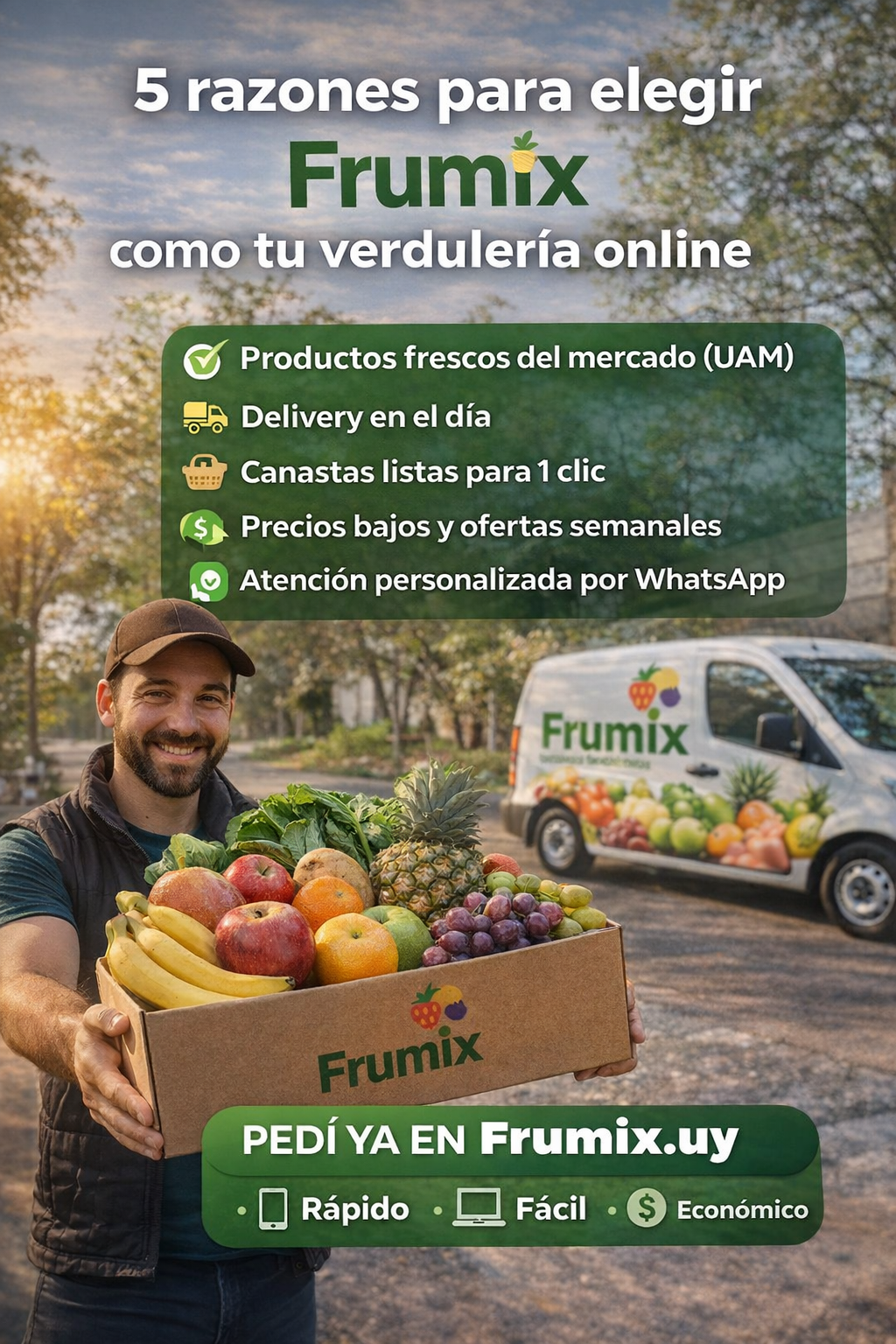 🥬 5 razones para elegir Frumix como tu verdulería online