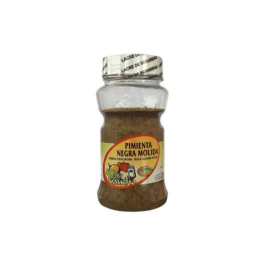 Pimienta negra molida DEL GAUCHO pote 230gr