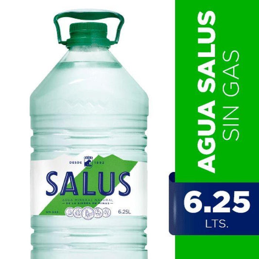 Agua Mineral Sin Gas Salus Bidón 6.25 L