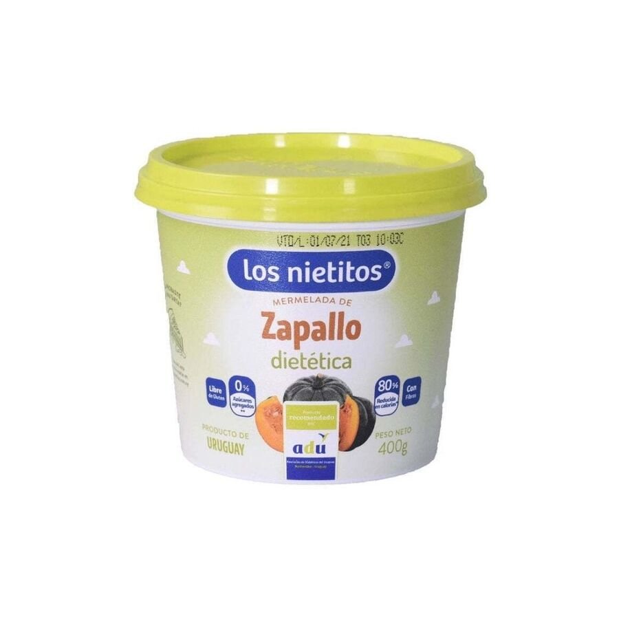 Mermelada zapallo LOS NIETITOS 0% azúcar 400g