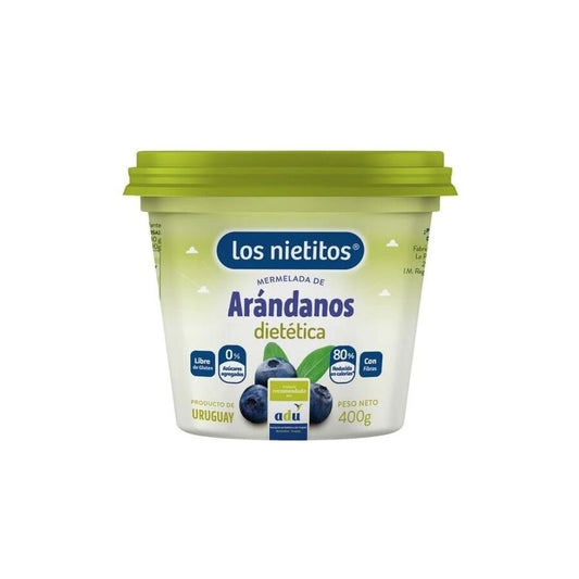 Mermelada arándanos LOS NIETITOS 0% pote 400 g