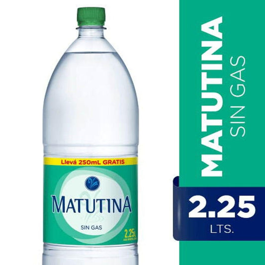 Agua MATUTINA sin gas 2.5 L