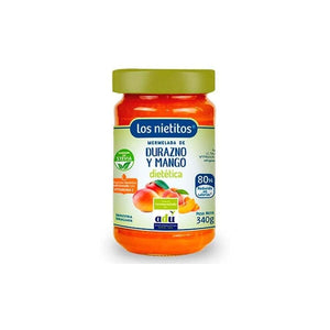Mermelada durazno-mango LOS NIETITOS 0% azúcar 340 g