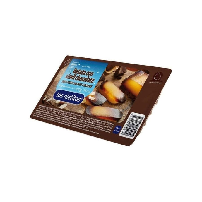 Dulce batata y chocolate LOS NIETITOS 400 g
